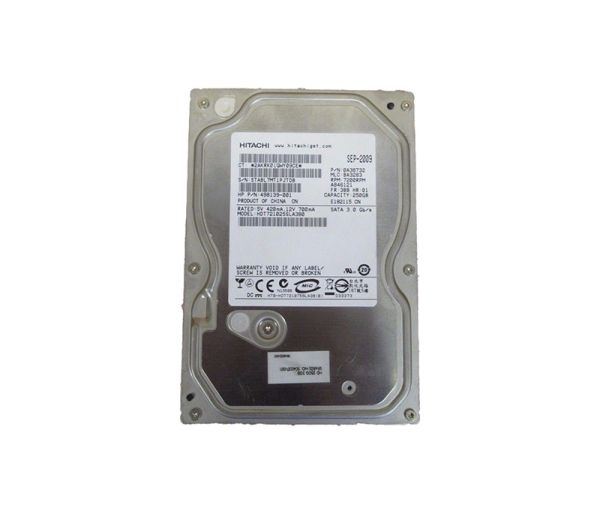0A38732 Hitachi Deskstar 7K1000.B 250GB 7200RPM SATA 3GB/s 8MB Cache 3.5-inch Hard Disk Drive