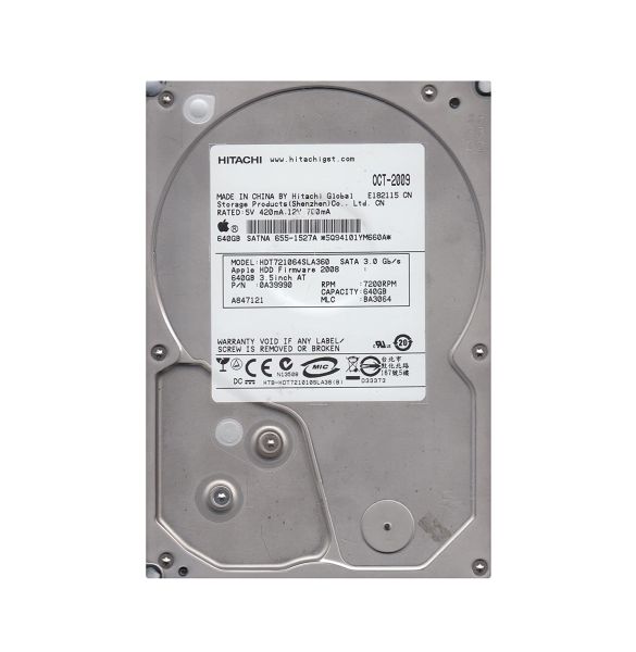 0A39990 Hitachi Deskstar 7K1000.B 640GB 7200RPM SATA 3Gb/s 16MB Cache 3.5-inch Hard Drive