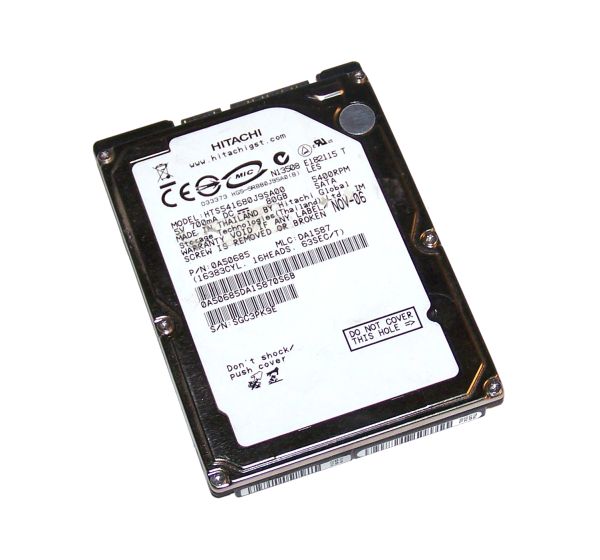 0A50685 Hitachi Travelstar 5K160 80GB 5400RPM SATA 1.5Gb/s 8MB Cache 2.5-inch Hard Drive