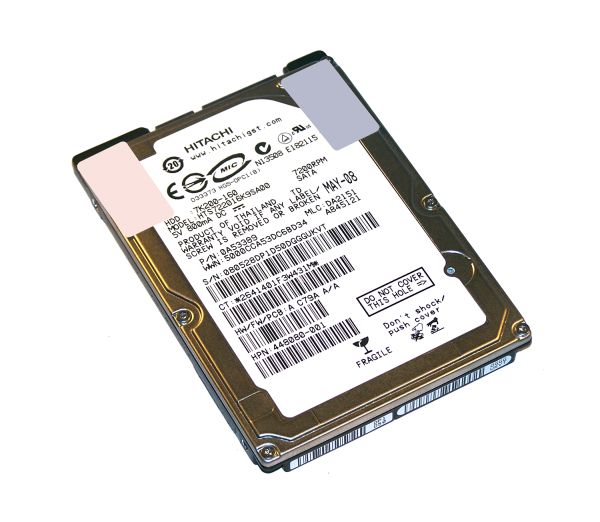 0A53389 Hitachi Travelstar 7K200 160GB 7200RPM SATA 1.5Gb/s 16MB Cache 2.5-inch Hard Drive