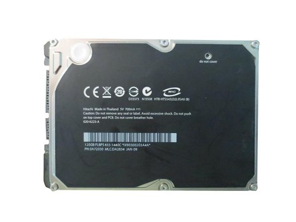 0A72030 Hitachi Travelstar 5K320 120GB 5400RPM SATA 3Gb/s 8MB Cache 2.5-inch Hard Drive
