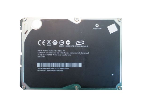 0A72031 Hitachi Travelstar 5K320 160GB 5400RPM SATA 1.5Gb/s 8MB Cache 2.5-inch Hard Drive