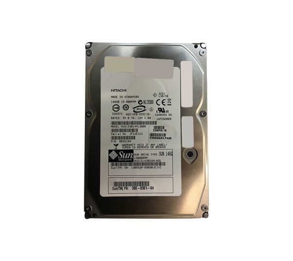 0B22184 Hitachi Ultrastar 15K300 147GB 15000RPM Ultra-320 SCSI 80-Pin 16MB Cache 3.5-inch Hard Drive
