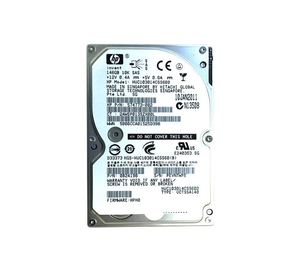 0B24198 Hitachi Ultrastar C10K300 147GB 10000RPM SAS 6Gb/s 64MB Cache 2.5-inch Hard Drive