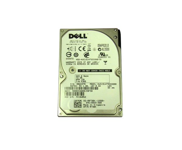 0B24378 Dell 73GB 15000RPM SAS 6Gb/s 2.5-inch Hard Drive