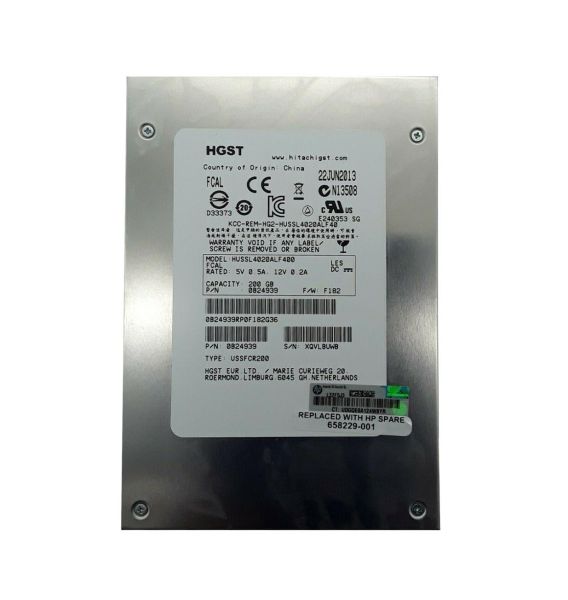 0B24939 Hitachi SSD400s 200GB Single-Level Cell Fibre Channel 3.5-inch Hard Drive