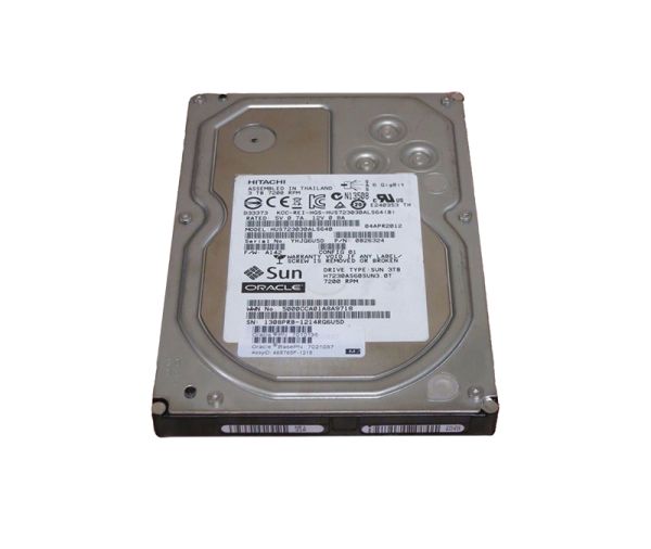 0B26324 Sun 3TB 7200RPM SAS 6GB/s 64MB Cache Hot-Pluggable 3.5-inch Hard Drive