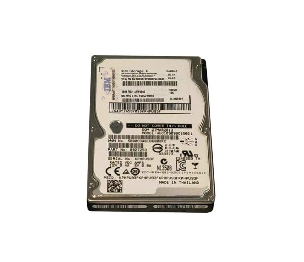 0B27253 IBM 900GB 10000RPM SAS 6Gb/s 2.5-inch Hard Drive