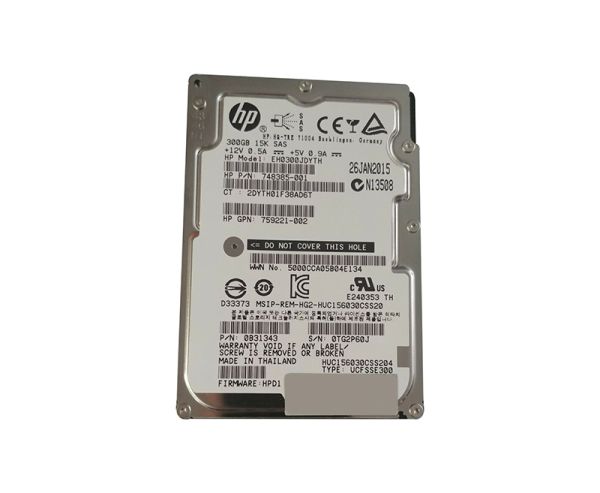0B31343 Hitachi Ultrastar C15K600 300GB 15000RPM SAS 12Gb/s 128MB Cache 2.5-inch Enterprise Hard Drive