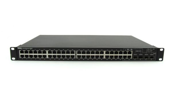 0C4865 Dell PowerConnect 5448 48 x Ports 10/100/1000Base-T + 4 x SFP Ports Layer 3 Managed 1U Rack-mountable Gigabit Ethernet Network Switch