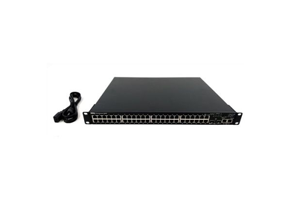 0C5537 Dell PowerConnect 3448P 48 x Ports POE 10/100Base-T + 2 x Gigabit Ports SFP Rack-mountable Layer 2 Managed Fast Ethernet Switch