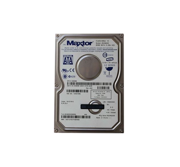 0C9369 Dell 80GB 7200RPM SATA 8MB Cache 2.5-inch Hard Drive