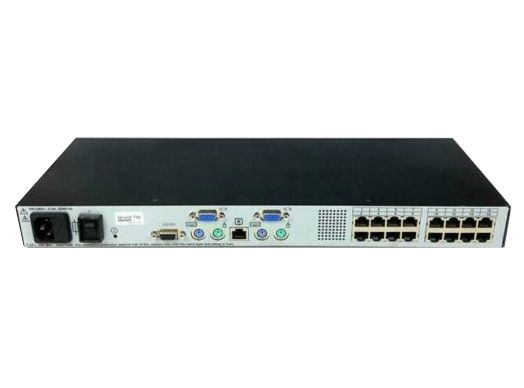 0D785J Dell PowerEdge 2160AS 16 x Ports RJ-45 + 2 x Ports VGA + 1 x Port BD-9 Male KVM Console Switch