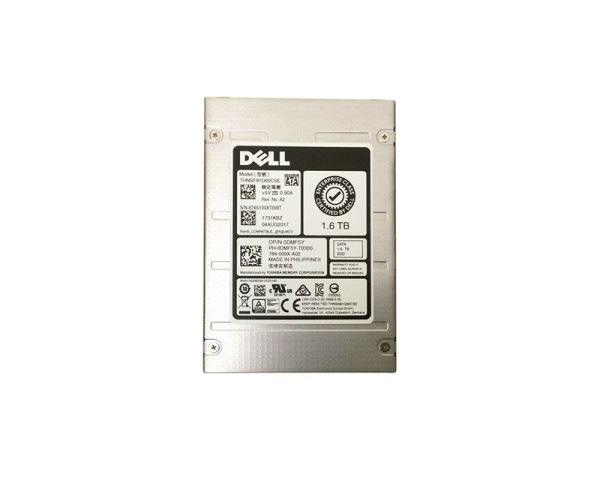 0DMF5Y Dell 1.6TB Multi-Level Cell (MLC) SATA 6Gb/s 2.5-inch Solid State Drive