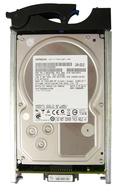 0F10312 Hitachi Ultrastar A7K2000 2TB 7200RPM SATA 3Gb/s 32MB Cache 7-Pin 3.5-inch Enterprise Hard Drive