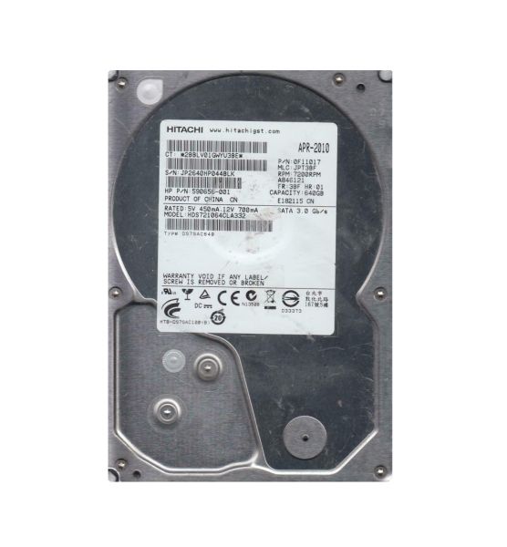 0F11017 Hitachi Deskstar 7K1000.C 640GB 7200RPM SATA 3Gb/s 32MB Cache 3.5-inch Hard Drive