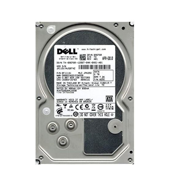 0F11141 Hitachi Ultrastar A7K2000 2TB 7200RPM SATA 3Gb/s 32MB Cache 3.5-inch Hard Drive