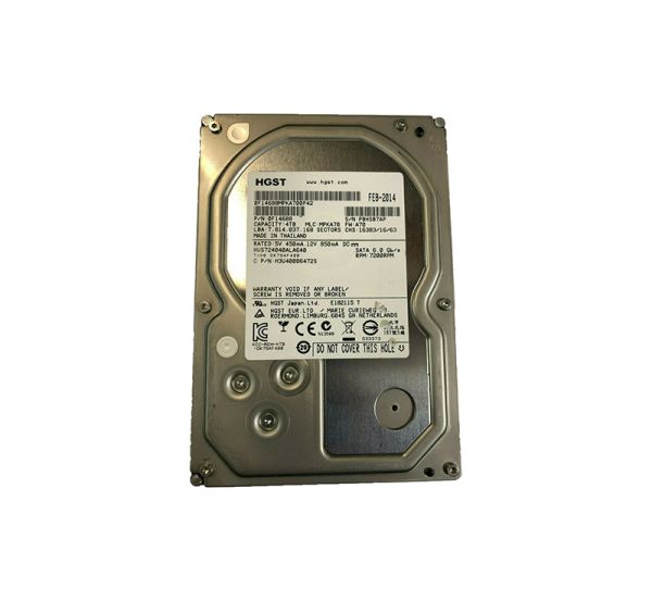 0F14688 Hitachi Ultrastar 7K4000 4TB 7200RPM SATA 6GB/s 64MB Cache 3.5-inch Internal Hard Drive
