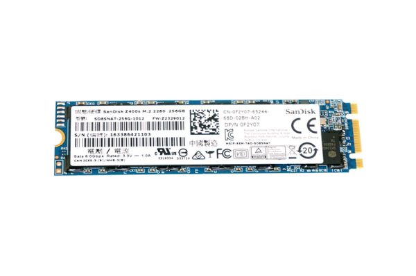 0F2Y07 Dell 256GB Multi-Level Cell (MLC) SATA 6Gb/s M.2 2280 Solid State Drive