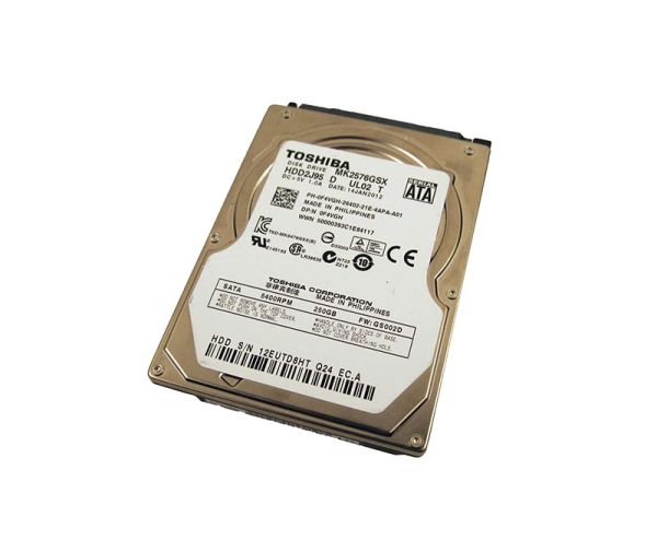 0F4VGH Dell 250GB 5400RPM SATA 3Gb/s 8MB Cache 2.5-inch Hard Drive