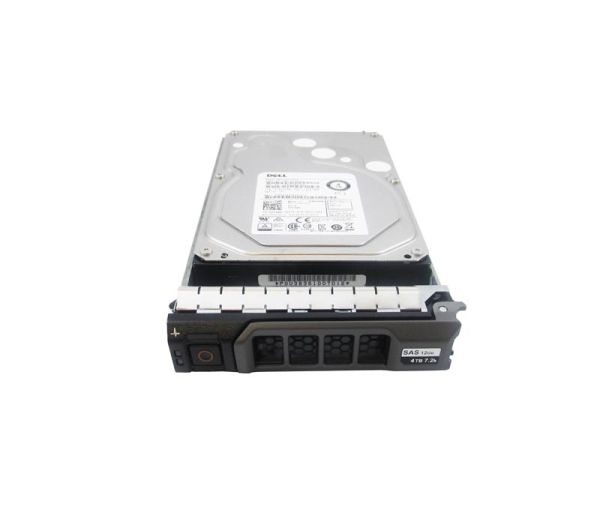 0F9W8 Dell 4TB 7200RPM SAS 12GB/s Hot-Pluggable 3.5-inch Hard Drive with Caddy