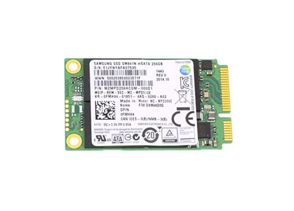 0FMH94 Dell 256GB Multi-Level Cell (MLC) SATA 6Gb/s mSATA Solid State Drive