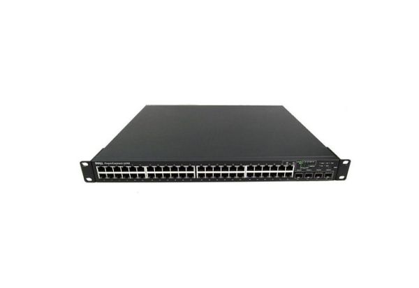 0G1306 Dell PowerConnect 6200 Series 6248 48 x Ports 10/100/1000Base-T + 4 x Ports SFP Shared Layer 3 Managed Gigabit Ethernet Network Switch