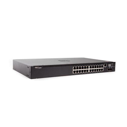 0GF8HJ Dell Networking N2024P 24 x Ports 10/100/1000Base-T PoE+ + 2 x Ports 10 Gigabit Ethernet SFP+ Rack-Mountable 1U Layer 2 Managed Gigabit Ethernet Network Switch