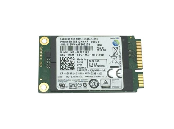 0GVHN2 Dell 512GB Triple-Level Cell (TLC) SATA 6Gb/s mSATA Solid State Drive