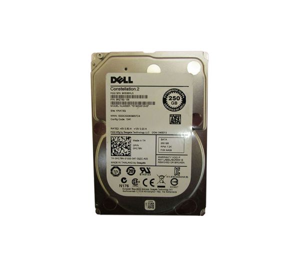 0HC79N Dell 250GB 7200RPM SATA 6Gb/s 64MB Cache 2.5-inch Hard Drive with Tray