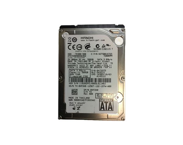 0HFDX0 Dell 500GB 7200RPM SATA 3Gb/s 2.5-inch Hard Drive
