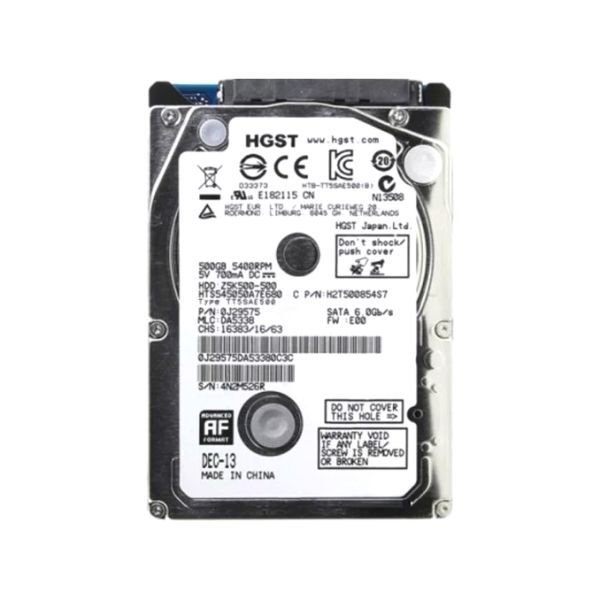 0J29575 Hitachi Travelstar Z5K500 500GB 5400RPM SATA 6Gb/s 8MB Cache 2.5-inch Hard Drive