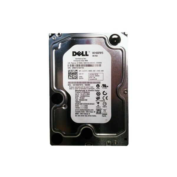 0J317F Dell 1TB 7200RPM SATA 3GB/s 32MB Cache 3.5-inch Hard Drive