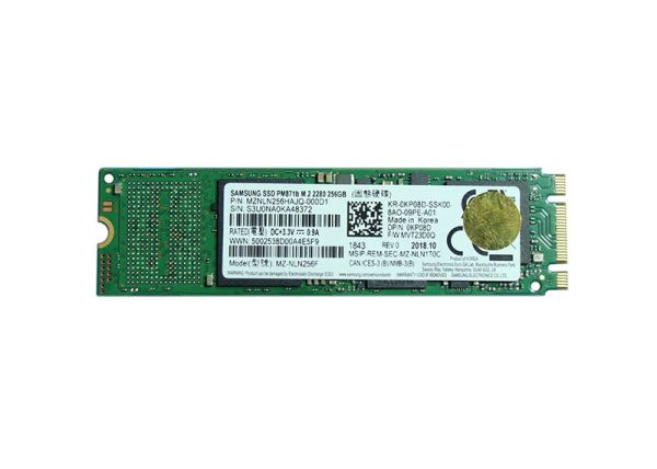 0KP08D Dell Samsung 256GB PCI Express M.2 Solid State Drive for Latitude 7480 Laptop