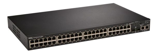 0M725K Dell PowerConnect 3500 Series 3548 48 x Ports 10/100Base-T + 2 x Ports Gigabit SFP + 2 x Ports 10/100/1000Base-T Fast Ethernet Rack-Mountable 1U Stackable Layer 3 Managed Network Switch