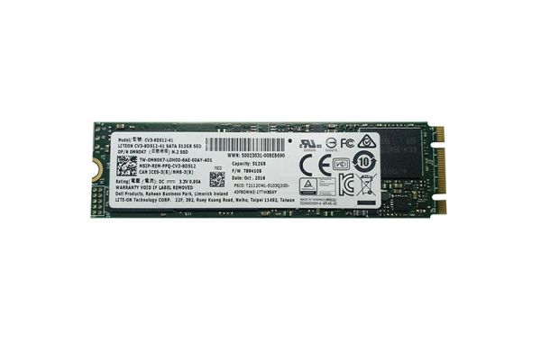 0MN0K7 Dell 512GB Multi-Level Cell (MLC) SATA 6Gb/s M.2 2280 Solid State Drive