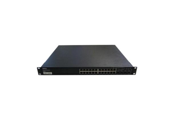0MY287 Dell PowerConnect 6224 24 x Ports 10/100/1000Base-T + 4 x SFP Shared Gigabit Ethernet Layer 3 Managed Switch