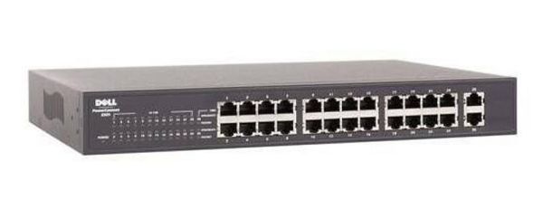 0N4639 Dell PowerConnect 2300 Series 2324 24 x Ports 10/100Base-T + 2 x Ports 10/100/1000Base-T 1U Rack-mountable Fast Ethernet Network Switch