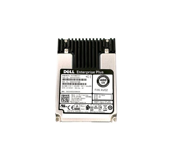 0PTCWC Dell 400GB MLCAS 12Gb/s Write Intensive 2.5-inch Solid State Drive