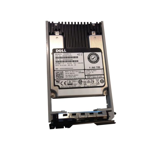 0R87FK Dell 1.92TB Read Intensive MLC SAS 12Gb/s 2.5-inch Solid State Drive