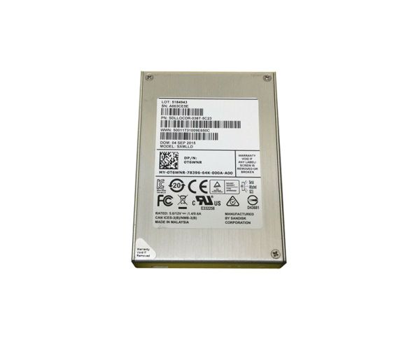 0T6WNR Dell 3.84TB MLC SAS 6Gb/s Read Intensive 2.5-inch Solid State Drive