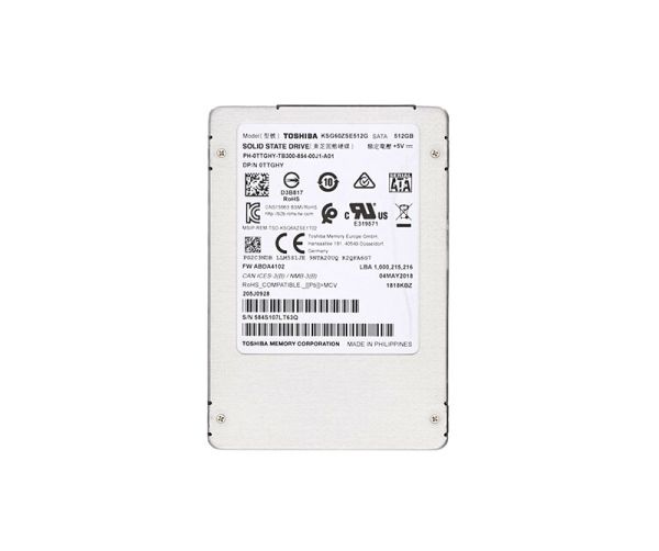 0TTGHY Dell 512GB SATA 6Gb/s 2.5-inch Solid State Drive