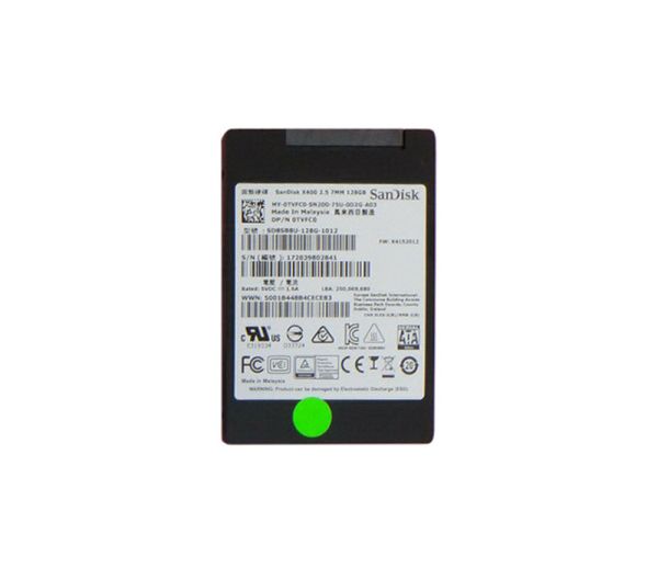0TVFC0 Dell 128GB Triple-Level Cell (TLC) SATA 6Gb/s 2.5-inch Solid State Drive