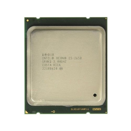 0V1XKY Dell 2.00GHz 8GT/s QPI 20MB L3 Cache Socket LGA2011 Intel Xeon E5-2650 8-Core Processor