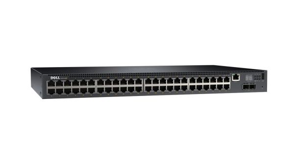 0V33V6 Dell Networking N2000 Series N2048P 48 x Ports PoE+ 10/100/1000Base-TX + 2 x SFP+ Ports Layer 3 Managed 1U Rack-mountable Gigabit Ethernet Network Switch