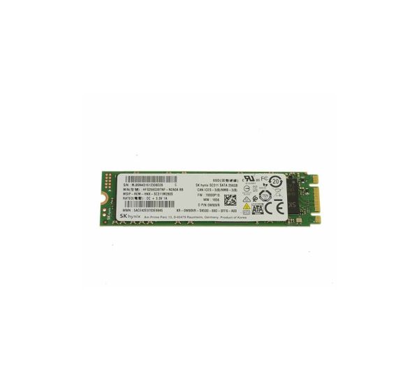 0W90VR Dell 256GB Multi-Level-Cell SATA 6Gb/s M.2 2280 Solid State Drive