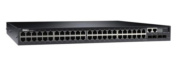 0WYWXP Dell Networking N2048P 48 x Ports 10/100/1000Base-TX PoE+ + 2 x Ports 10GBase-X SFP+ Rack-Mountable 1U Layer 3 Managed Gigabit Ethernet Switch
