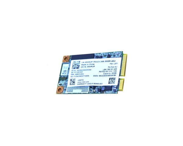 0XVN2P Dell 80GB Multi-Level Cell (MLC) SATA 6Gb/s mSATA Solid State Drive
