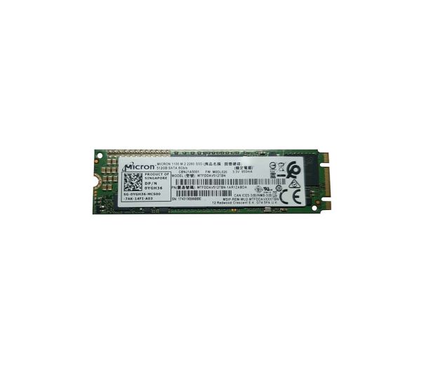 0YGH36 Dell 512GB Multi-Level Cell (MLC) SATA 6Gb/s M.2 2280 Solid State Drive