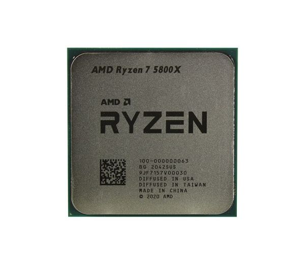 100-000000063 AMD Ryzen 7 5800X Octa-core (8 Core) 3.8GHz 32MB L3 Cache Socket AM4 Processor